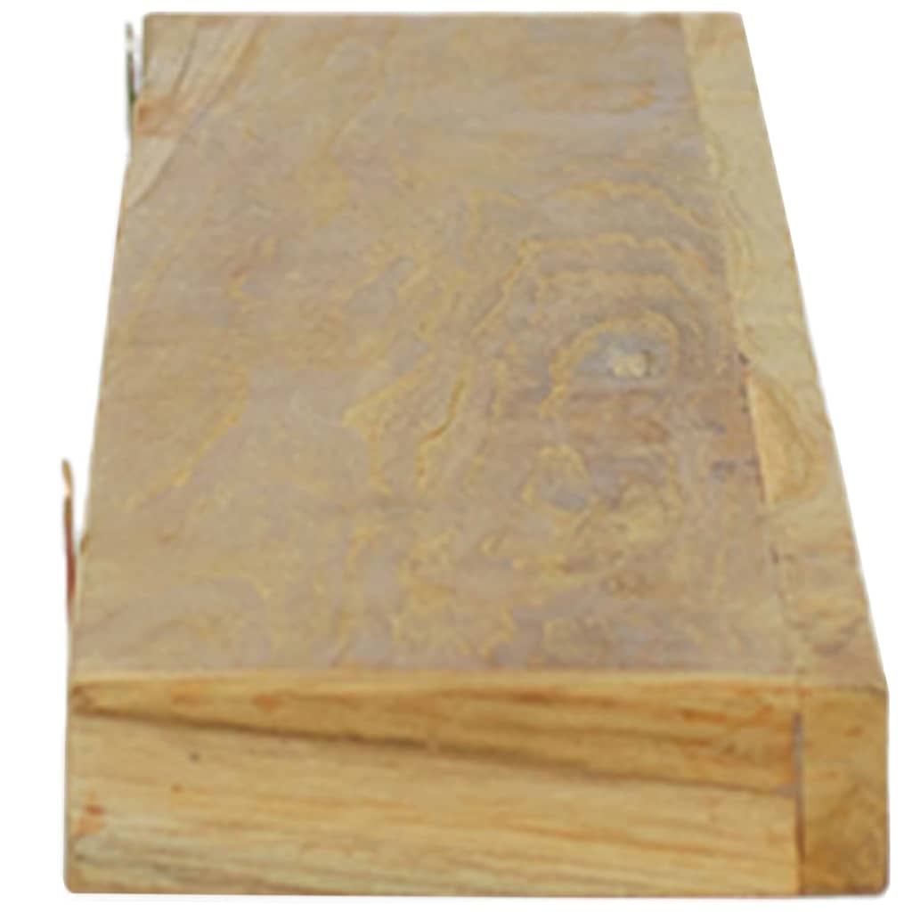 vidaXL Ράφια Τοίχου 2 τεμ. 110 x 15 x 4 εκ. από Μασίφ Ξύλο Teak