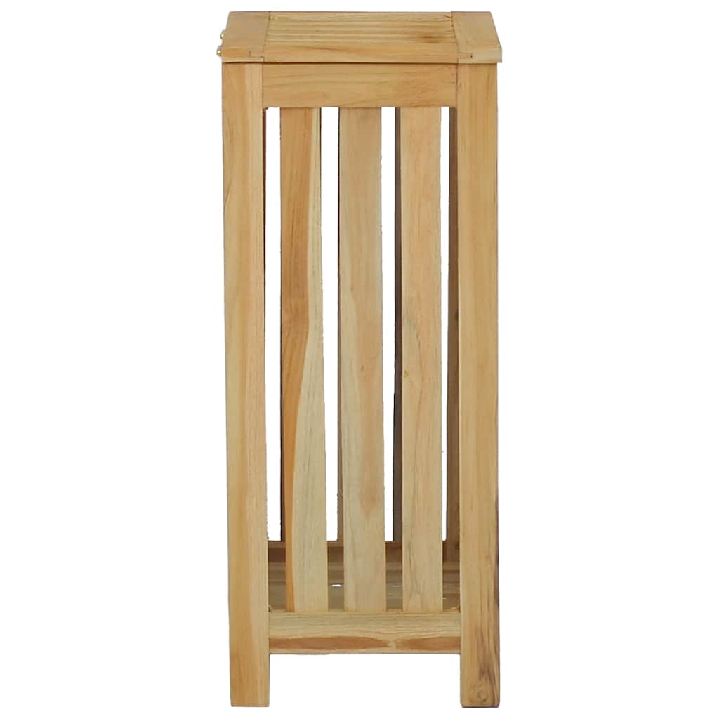 vidaXL Καλάθι Άπλυτων 35 x 25 x 60 εκ. από Μασίφ Ξύλο Teak