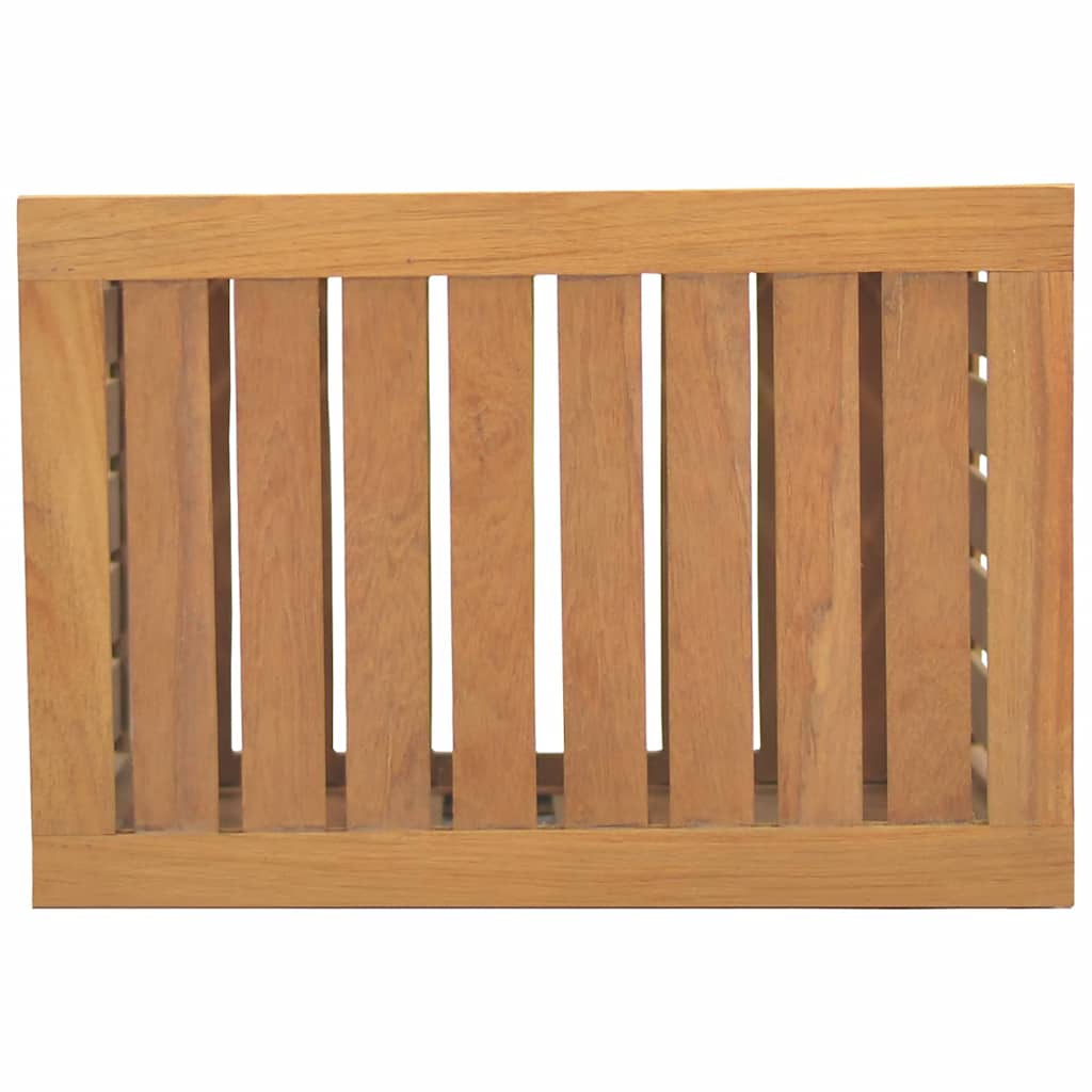 vidaXL Καλάθι Άπλυτων 50x35x60 εκ. από Μασίφ Ξύλο Teak