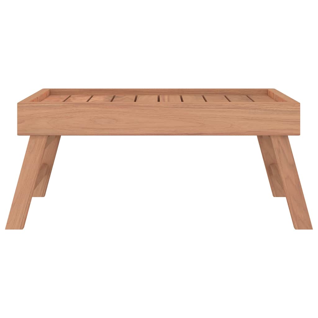 vidaXL Δίσκος Πτυσσόμενος 55x35x25 εκ. από Μασίφ Ξύλο Teak
