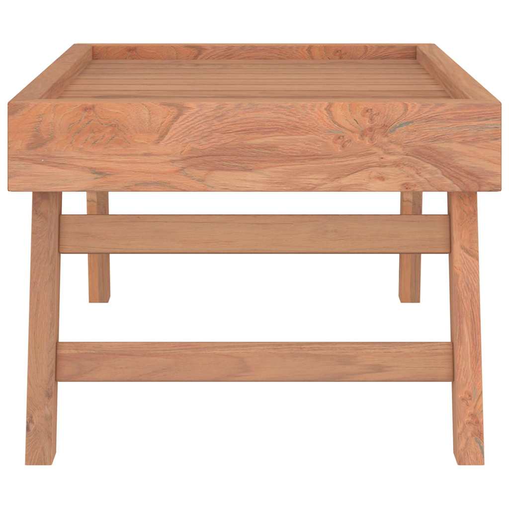 vidaXL Δίσκος Πτυσσόμενος 55x35x25 εκ. από Μασίφ Ξύλο Teak