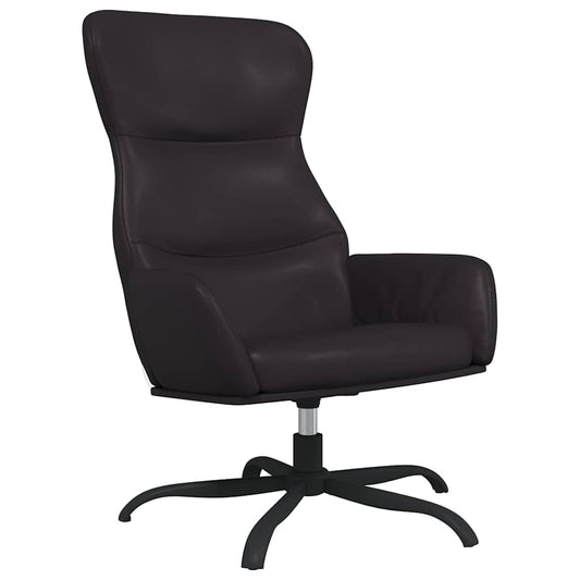 vidaXL Πολυθρόνα Relax Μαύρη από Συνθετικό Δέρμα