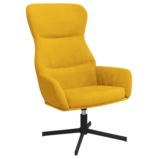 vidaXL Πολυθρόνα Relax Κίτρινο Μουσταρδί Βελούδινη