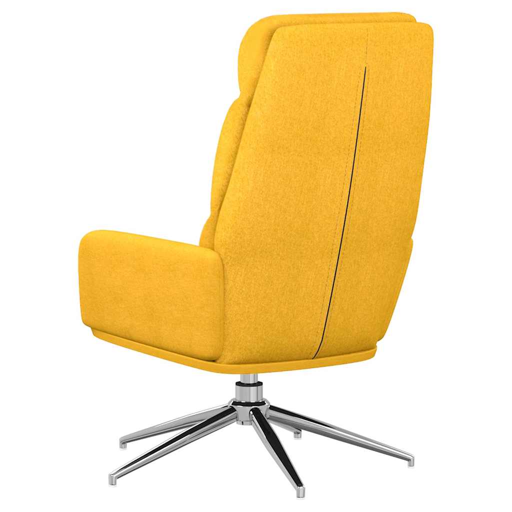 vidaXL Πολυθρόνα Relax Κίτρινο Μουσταρδί Υφασμάτινη