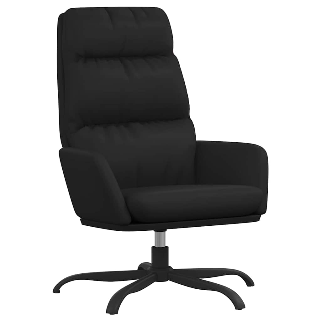 vidaXL Πολυθρόνα Relax Μαύρη από Συνθετικό Δέρμα