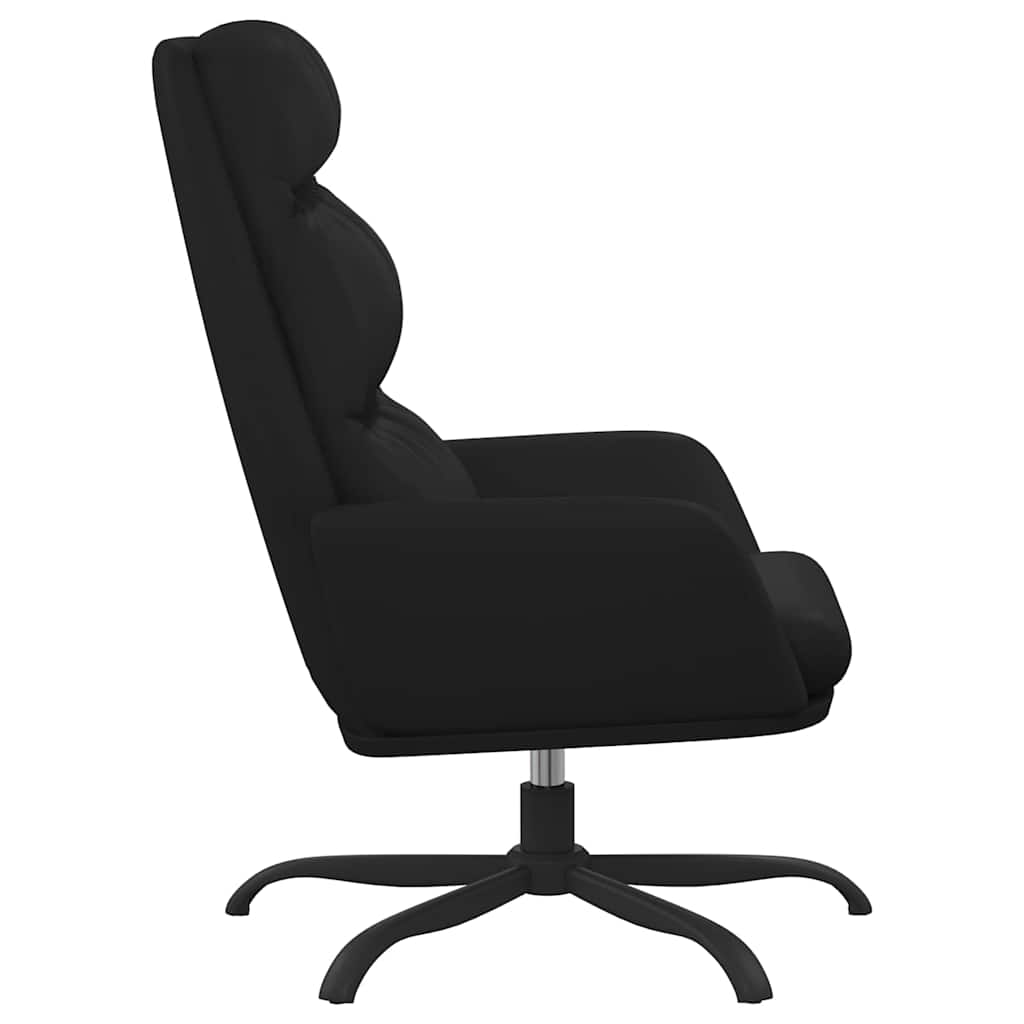 vidaXL Πολυθρόνα Relax Μαύρη από Συνθετικό Δέρμα