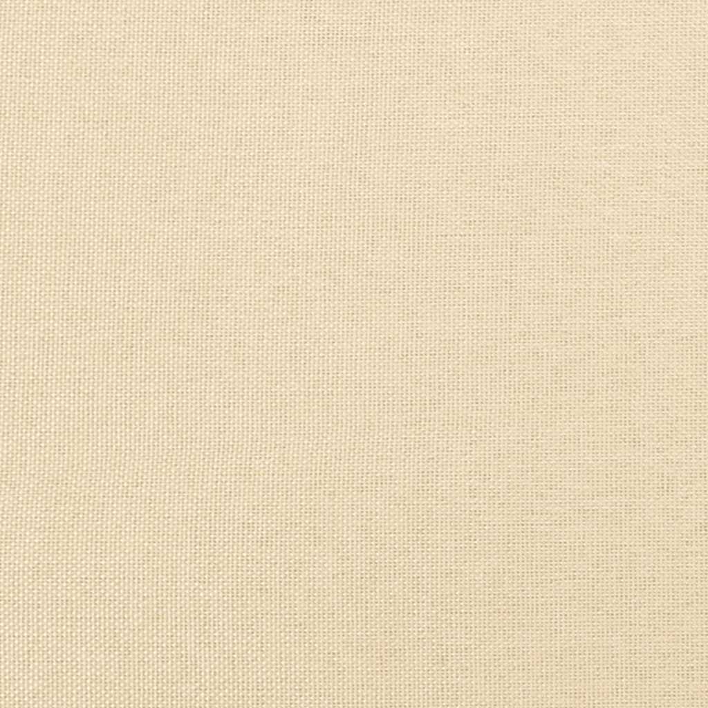 vidaXL Πολυθρόνα Relax Κρεμ Υφασμάτινη