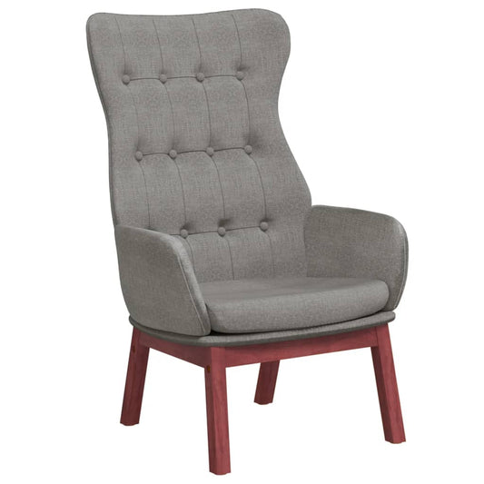 vidaXL Πολυθρόνα Relax Ανοιχτό Γκρι Υφασμάτινη