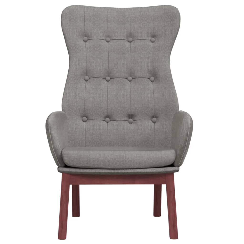 vidaXL Πολυθρόνα Relax Ανοιχτό Γκρι Υφασμάτινη