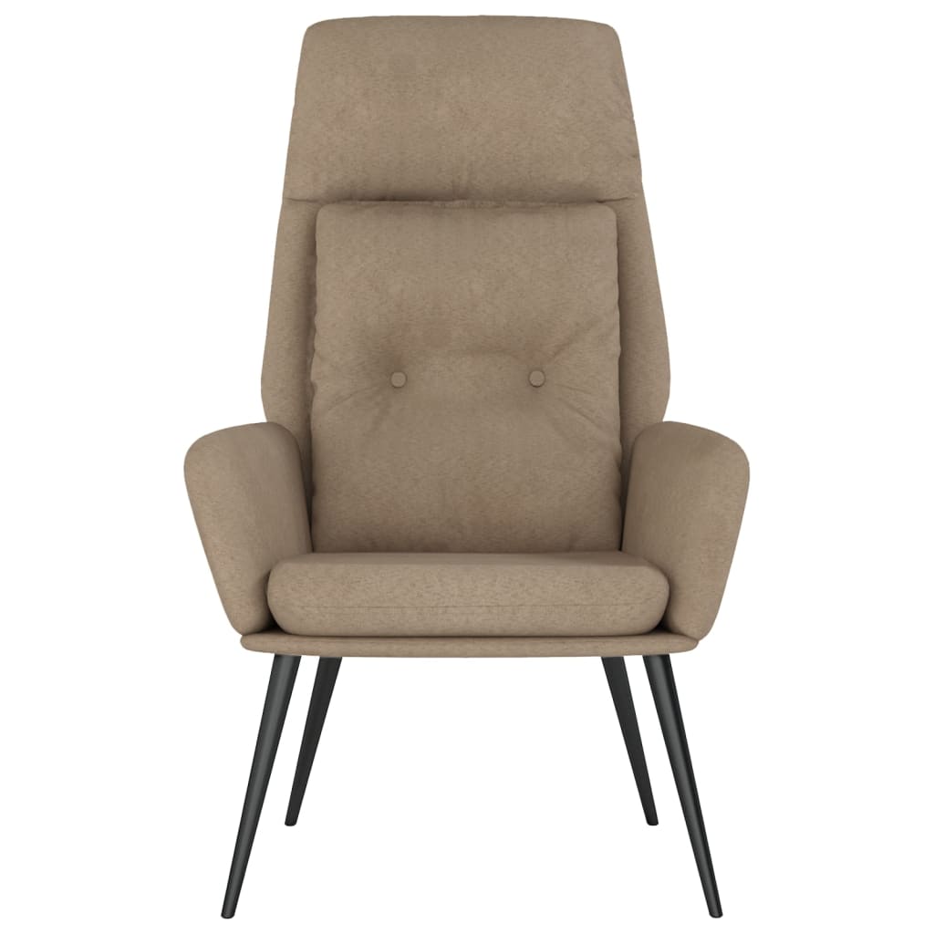 vidaXL Πολυθρόνα Relax Taupe από Συνθετικό Καστόρι