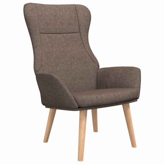 vidaXL Πολυθρόνα Relax Taupe Υφασμάτινη