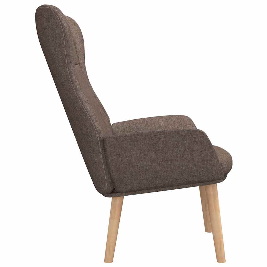 vidaXL Πολυθρόνα Relax Taupe Υφασμάτινη