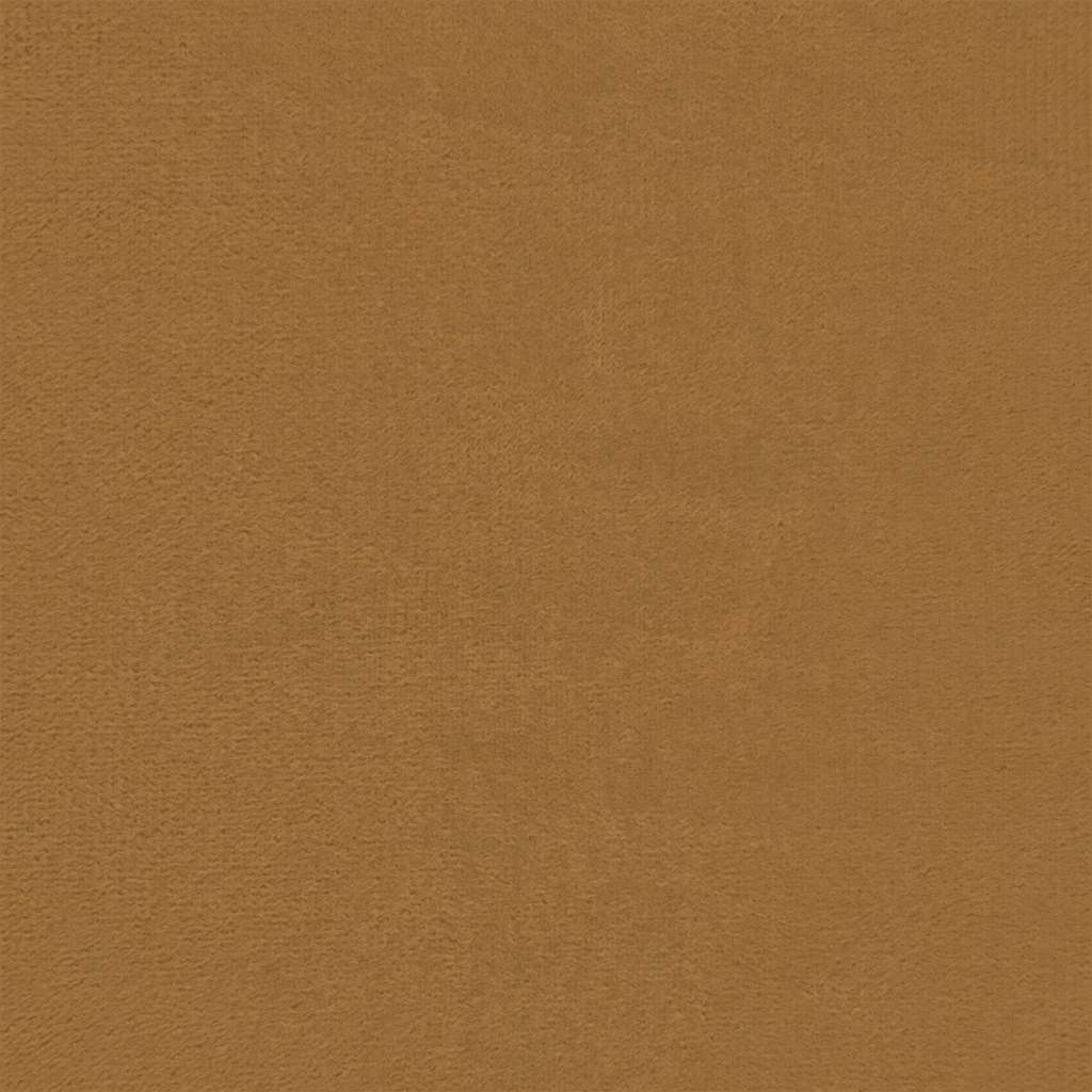 vidaXL Υποπόδιο Καφέ 60x60x36 εκ. Βελούδινο