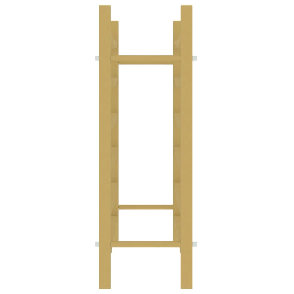 vidaXL Ραφιέρα Κρασιών για 36 Φιάλες Χρυσή Μεταλλική