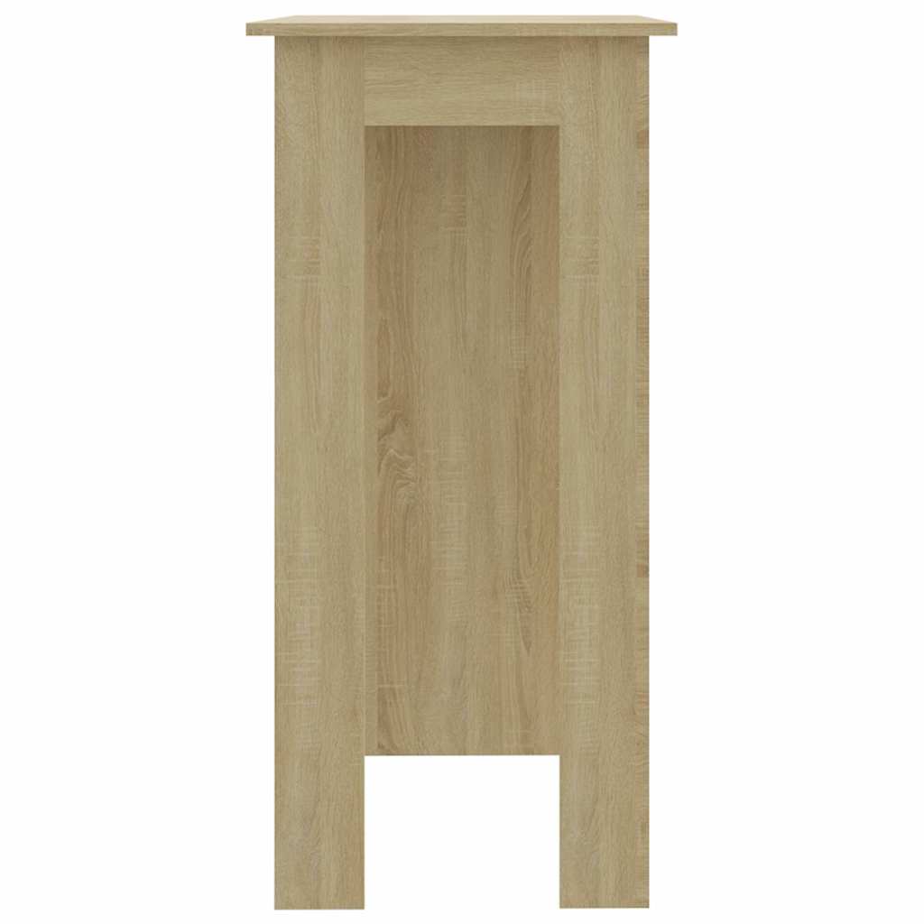 vidaXL Τραπέζι Κονσόλα με Ράφι Sonoma Δρυς 102x50x103,5εκ Επεξ. Ξύλο