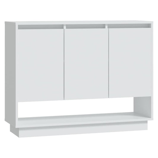 vidaXL Συρταριέρα Λευκή 97x31x75 εκ. από Επεξεργασμένο Ξύλο