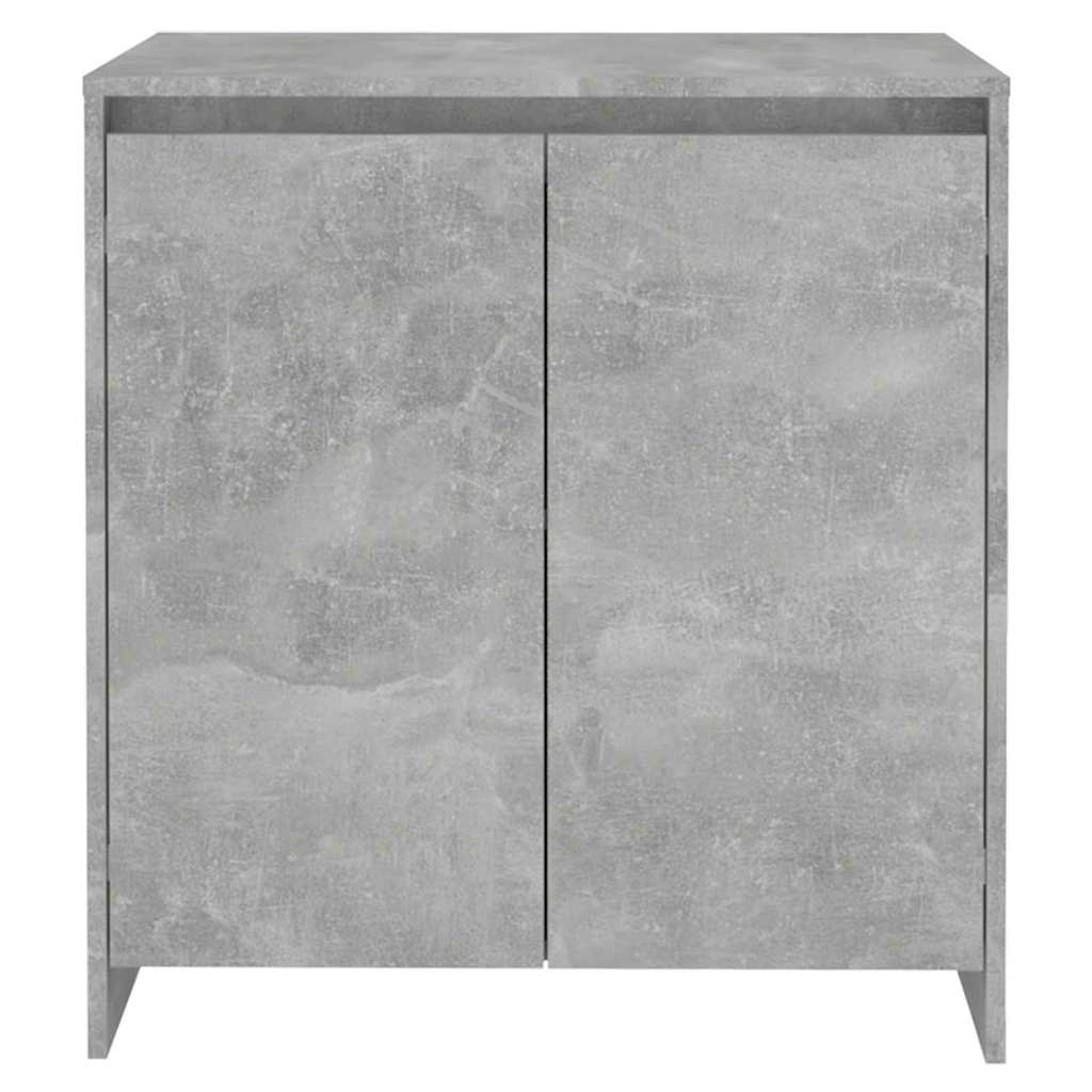 vidaXL Μπουφές Γκρι Σκυροδέματος 70x41x75 εκ. Επεξεργασμένο Ξύλο