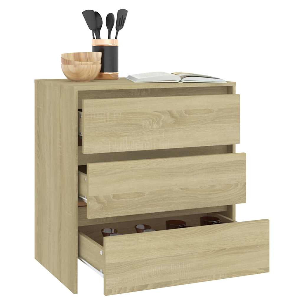 vidaXL Μπουφές Sonoma Δρυς 70x41x75 εκ. από Επεξεργασμένο Ξύλο
