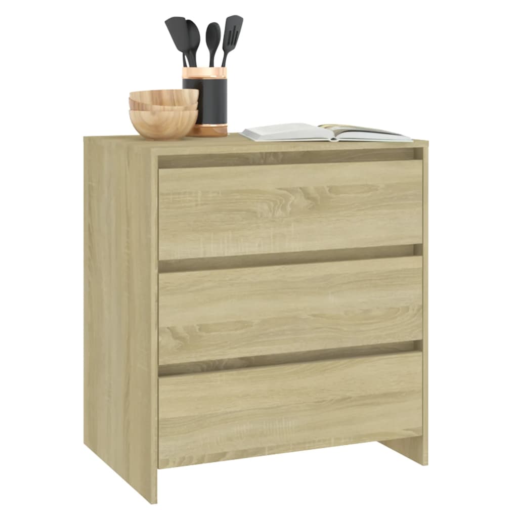 vidaXL Μπουφές Sonoma Δρυς 70x41x75 εκ. από Επεξεργασμένο Ξύλο