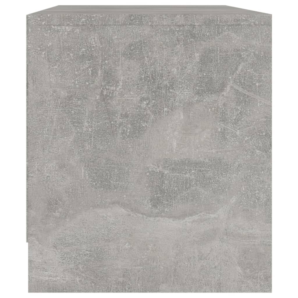 vidaXL Έπιπλο Τηλεόρασης Γκρι Σκυροδέματος 90x35x40 εκ. Επεξ. Ξύλο