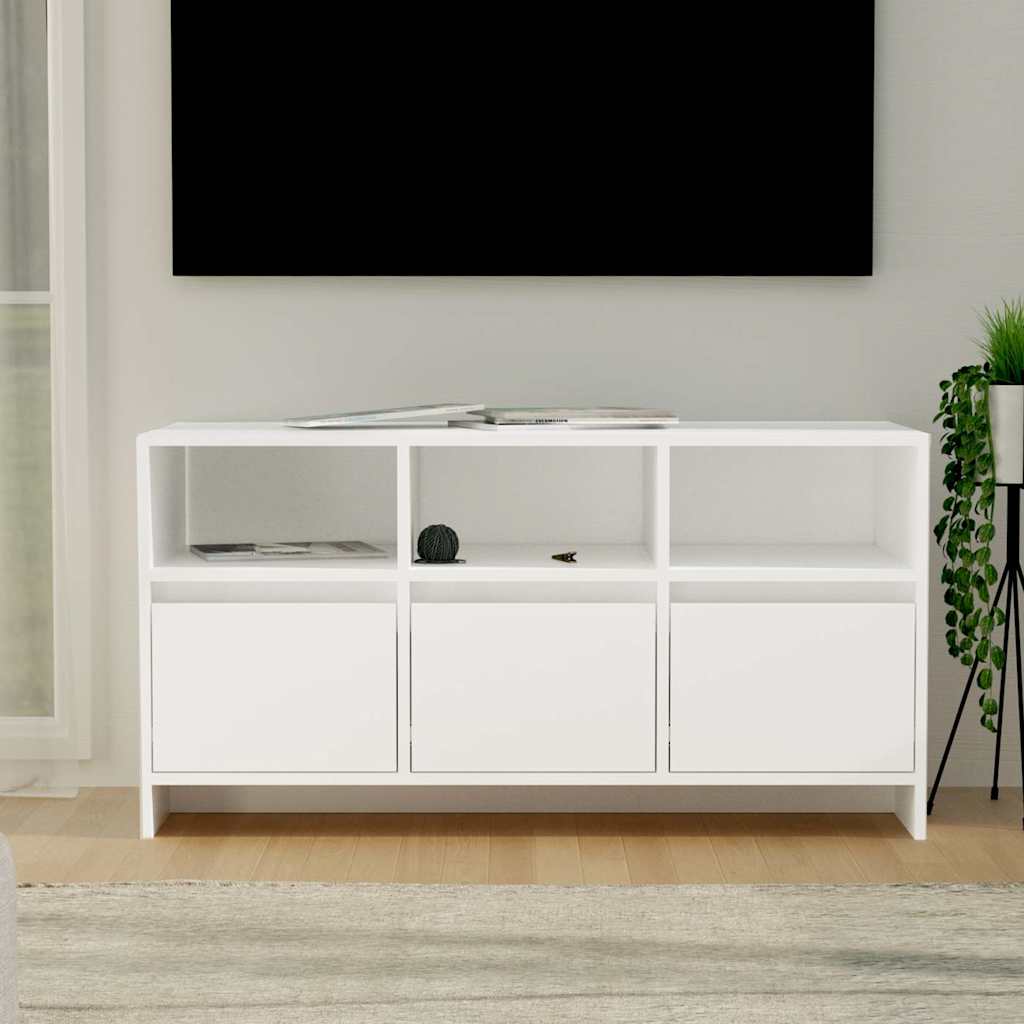 vidaXL Έπιπλο Τηλεόρασης Λευκό 102 x 37,5 x 52,5 εκ. από Επεξ. Ξύλο