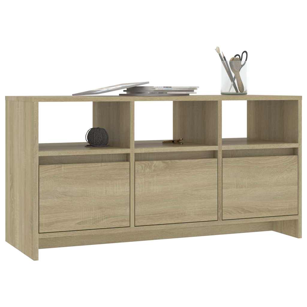 vidaXL Έπιπλο Τηλεόρασης Sonoma Δρυς 102x37,5x52,5 εκ. Επεξεργ. Ξύλο