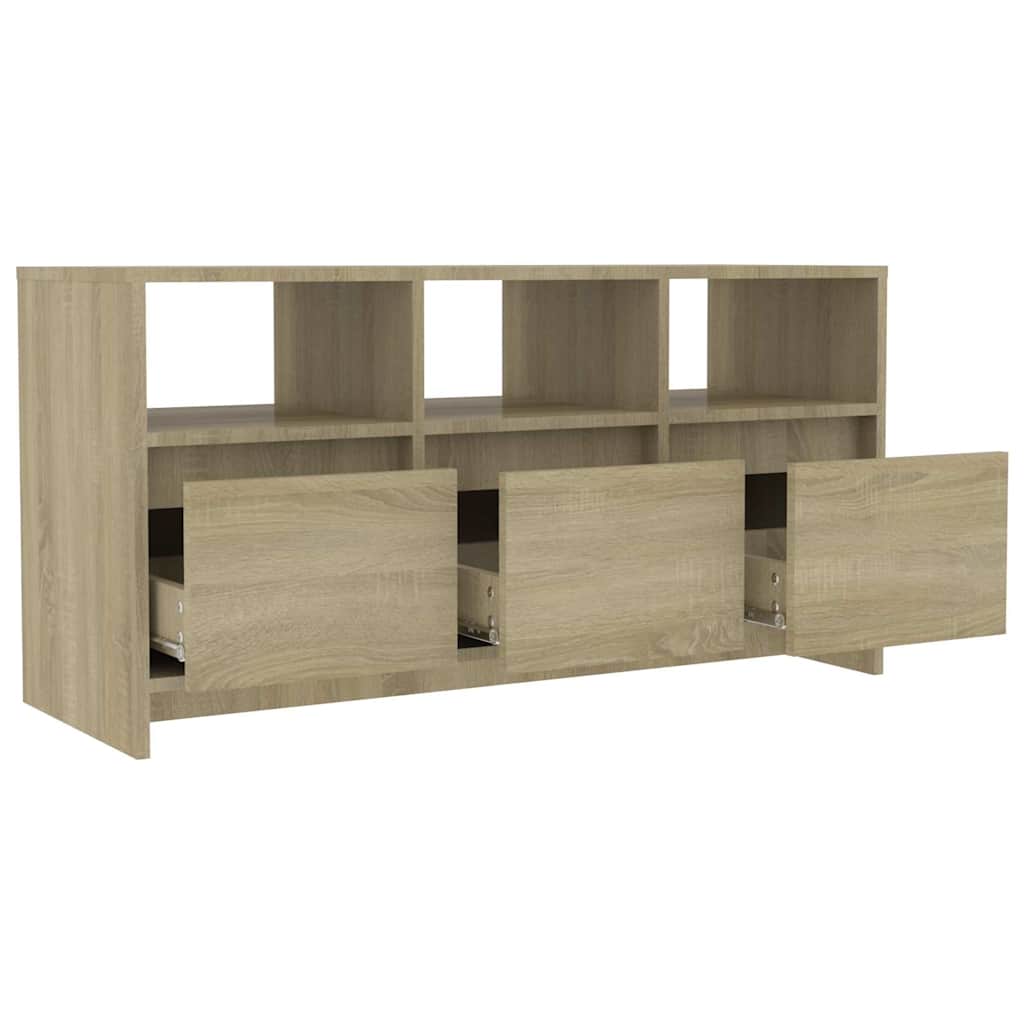 vidaXL Έπιπλο Τηλεόρασης Sonoma Δρυς 102x37,5x52,5 εκ. Επεξεργ. Ξύλο