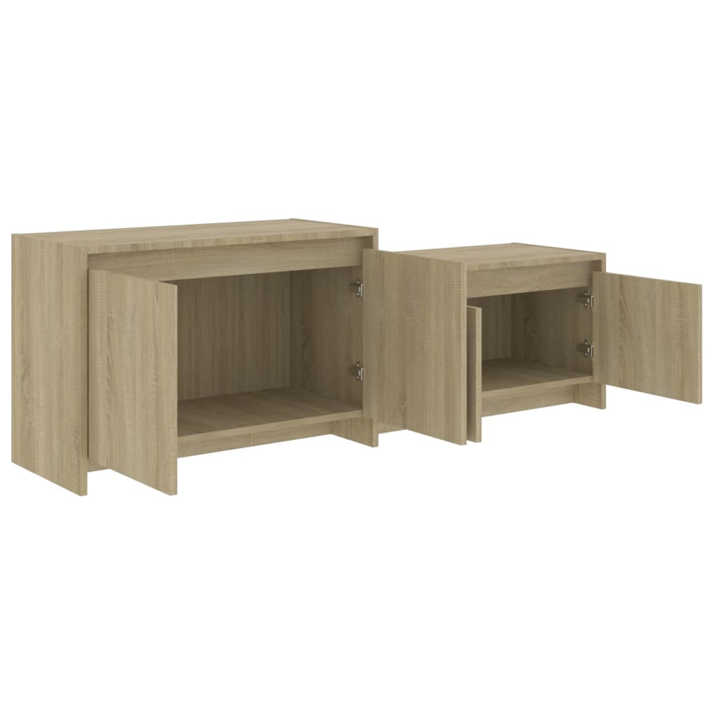 vidaXL Έπιπλο Τηλεόρασης Sonoma Δρυς 146,5x35x50 εκ. Επεξεργ. Ξύλο