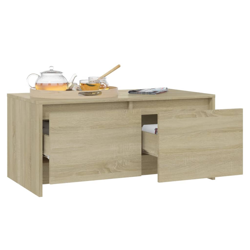 vidaXL Τραπεζάκι Σαλονιού Sonoma Δρυς 90x50x41,5 εκ. Επεξ. Ξύλο