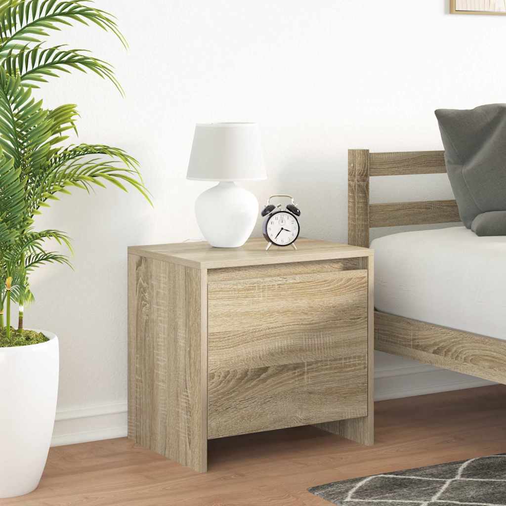 vidaXL Κομοδίνο Sonoma Δρυς 45x34x44,5 εκ. από Επεξεργασμένο Ξύλο