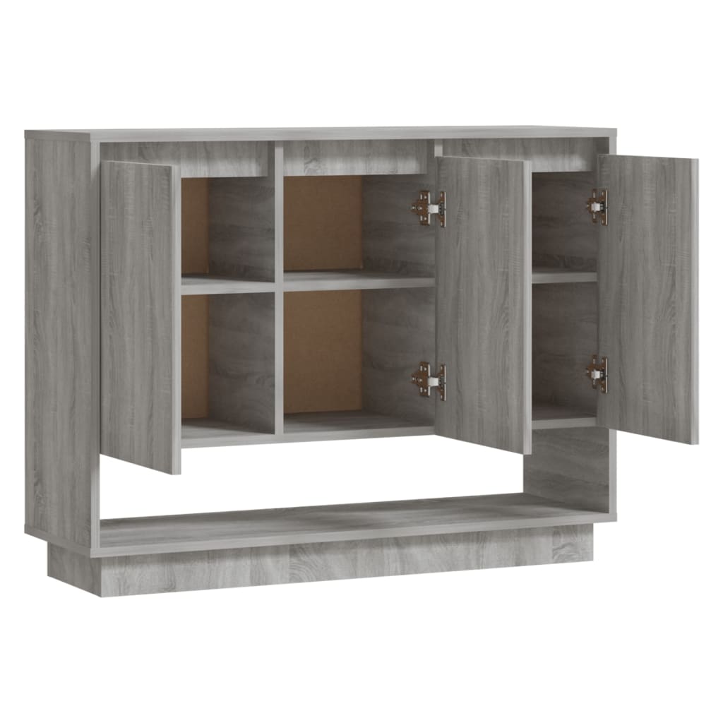 vidaXL Ντουλάπι Γκρι Sonoma 97x31x75 εκ. από Επεξεργασμένο Ξύλο