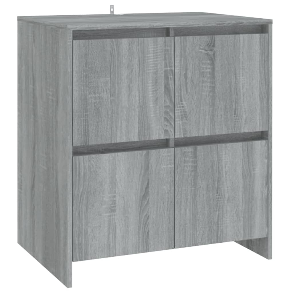 vidaXL Μπουφές Γκρι Sonoma 70x41x75 εκ. από Επεξεργασμένο Ξύλο