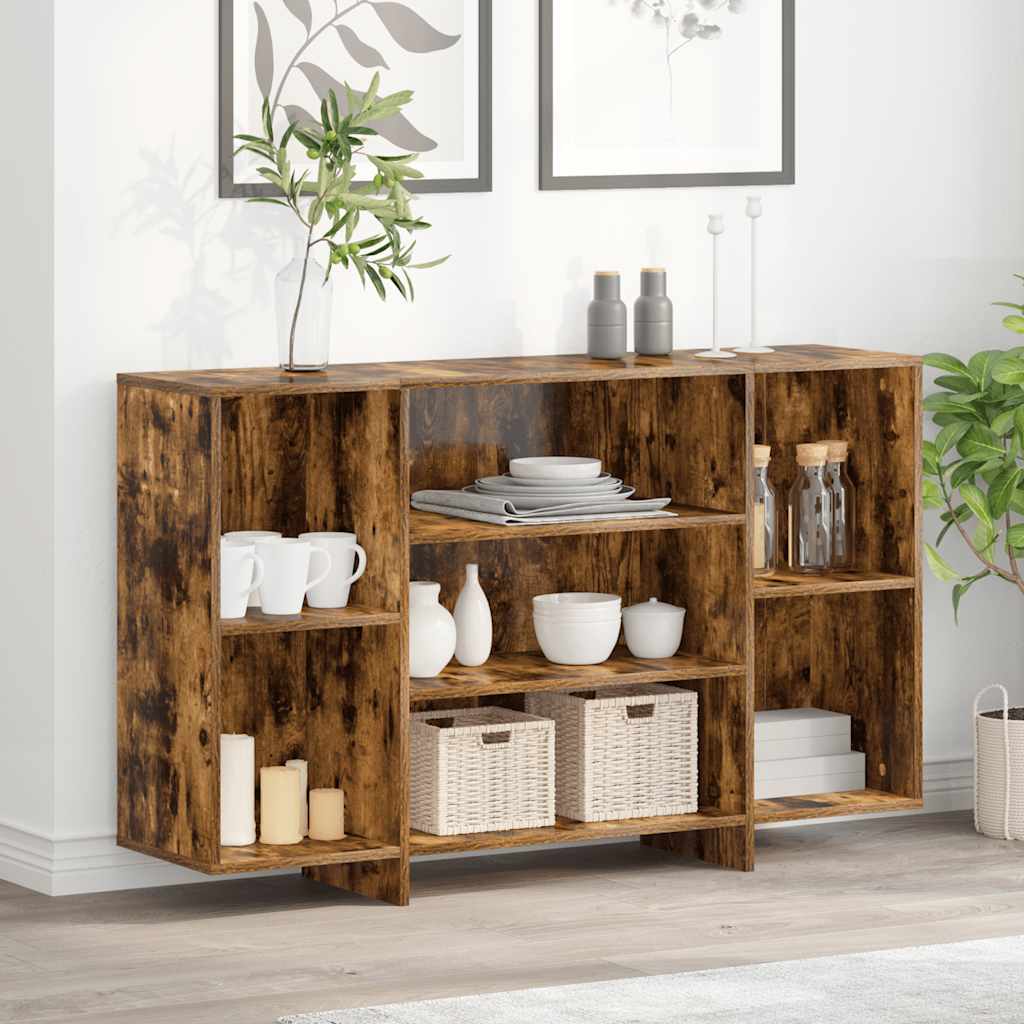 vidaXL Ντουλάπι Καπνιστή Δρυς 120x30x75 εκ. από Επεξεργασμένο Ξύλο