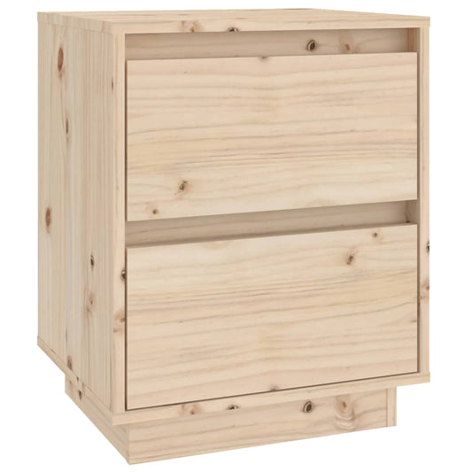 vidaXL Κομοδίνο 40 x 35 x 50 εκ. από Μασίφ Ξύλο Πεύκου