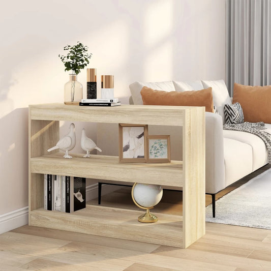 vidaXL Βιβλιοθήκη/Διαχωριστικό Χώρου Sonoma Δρυς 100 x 30 x 72 εκ.