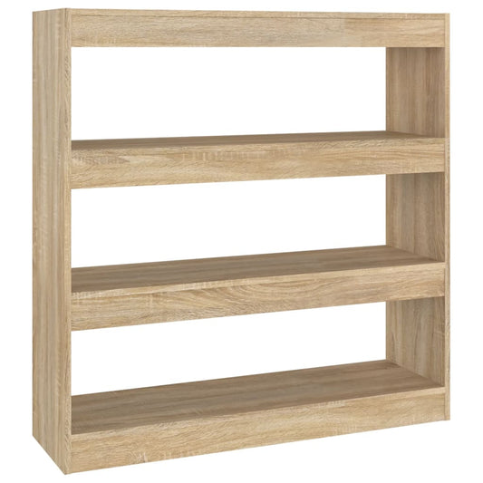 vidaXL Βιβλιοθήκη/Διαχωριστικό Χώρου Sonoma Δρυς 100 x 30 x 103 εκ.
