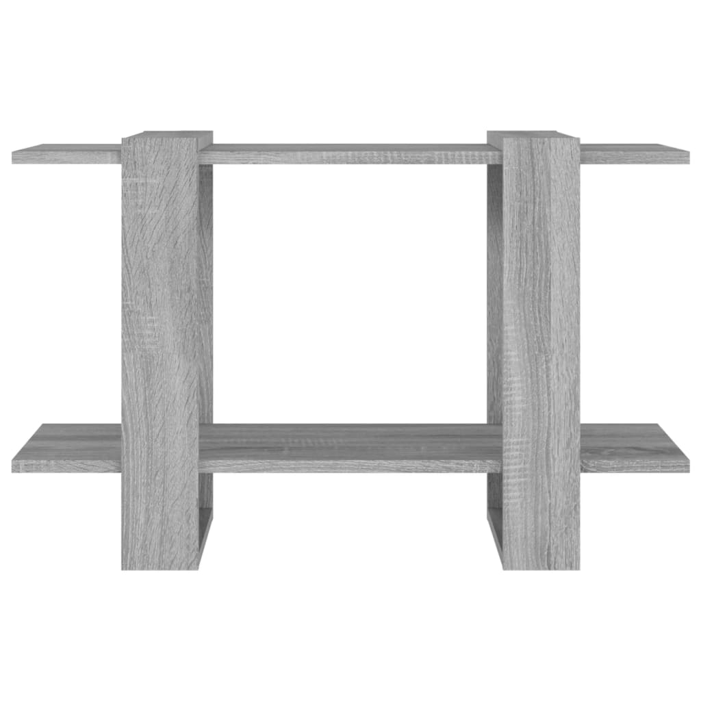 vidaXL Βιβλιοθήκη/Διαχωριστικό Χώρου Γκρι Sonoma 80x30x51 εκ.