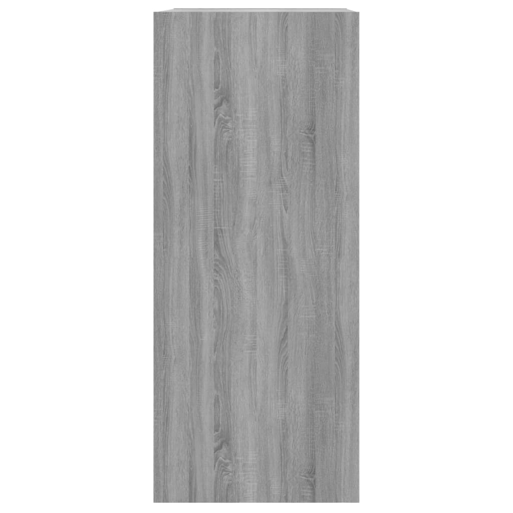 vidaXL Βιβλιοθήκη/Διαχωριστικό Χώρου Γκρι Sonoma 40x30x72 εκ.