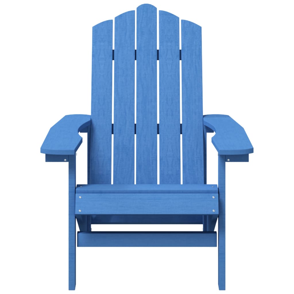 vidaXL Καρέκλες Κήπου Adirondack 2 τεμ. Γαλάζιες από HDPE