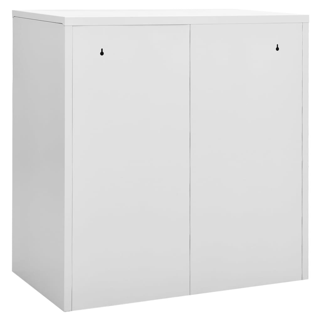 vidaXL Φοριαμοί 2 τεμ. Ανοιχτό Γκρι/Μπλε 90 x 45 x 92,5 εκ. Ατσάλινοι