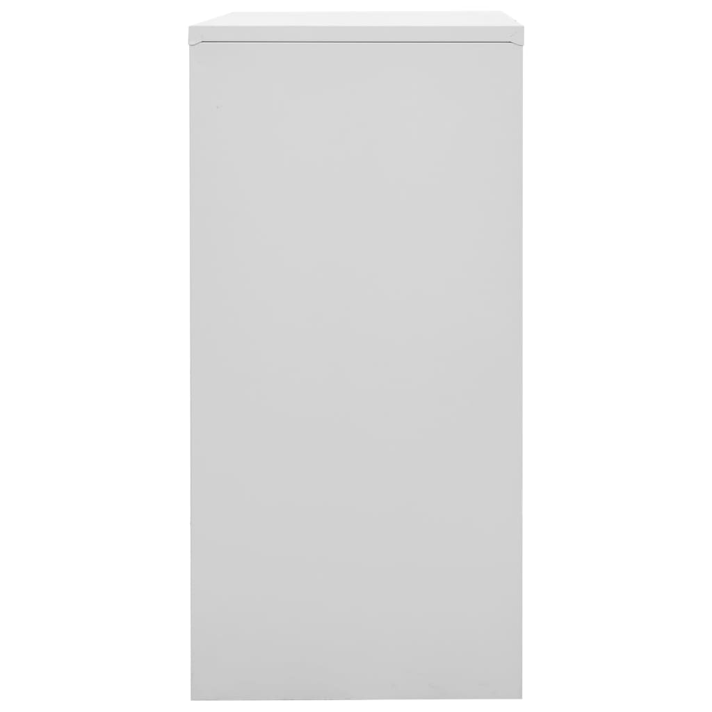 vidaXL Φοριαμοί 2 τεμ. Ανοιχτό Γκρι/Πράσινο 90x45x92,5 εκ. Ατσάλινοι
