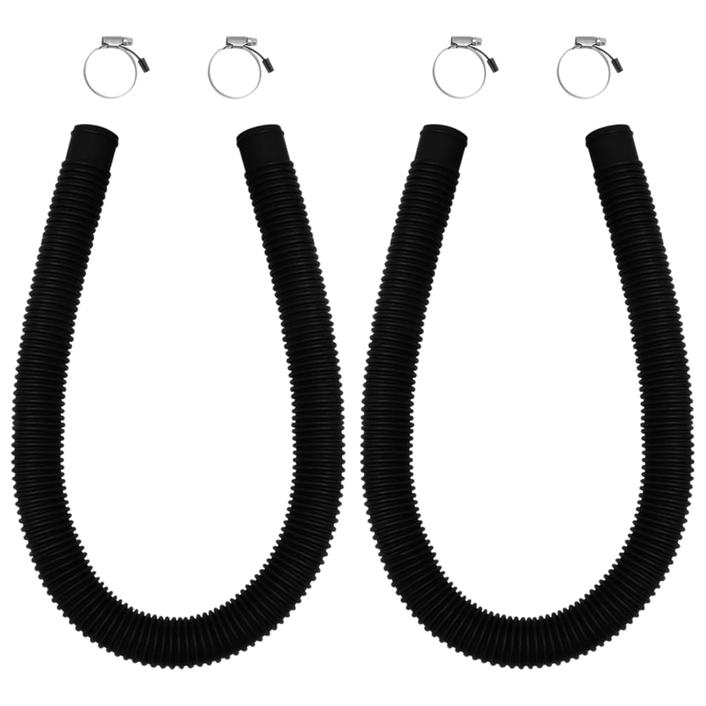 vidaXL Πάνελ Θέρμανσης Πισίνας Κυρτά Ηλιακά 2 τεμ. 72,5 x 46 εκ.