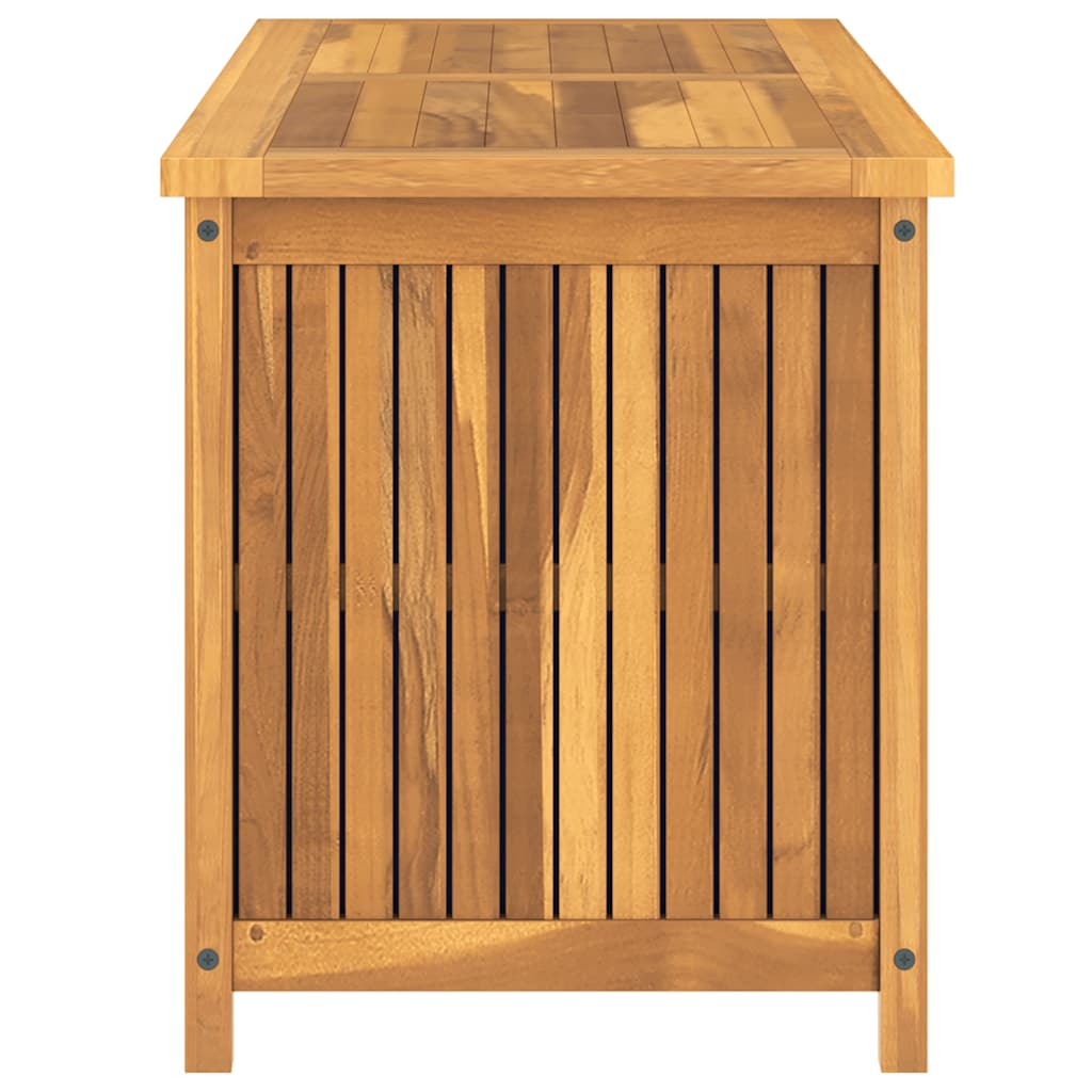 vidaXL Μπαούλο Κήπου 114 x 50 x 58 εκ. από Μασίφ Ξύλο Teak