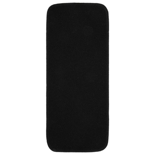 vidaXL Πατάκια Σκάλας Αντιολισθητικά Ορθογώνια 15 τεμ. Μαύρα 60x25 εκ.