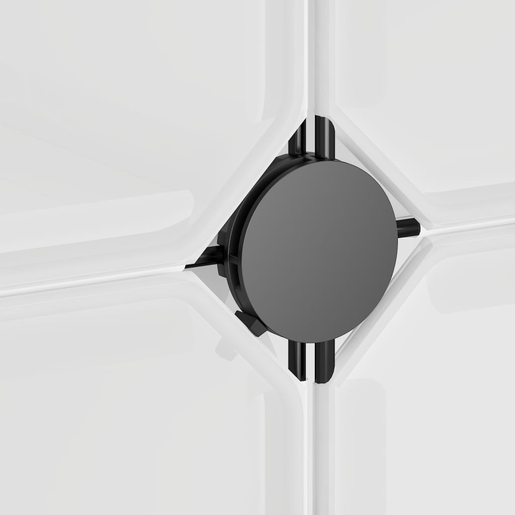 vidaXL Παπουτσοθήκη Διαφανής 94,5 x 36,5 x 106 εκ. από Πολυπροπυλένιο