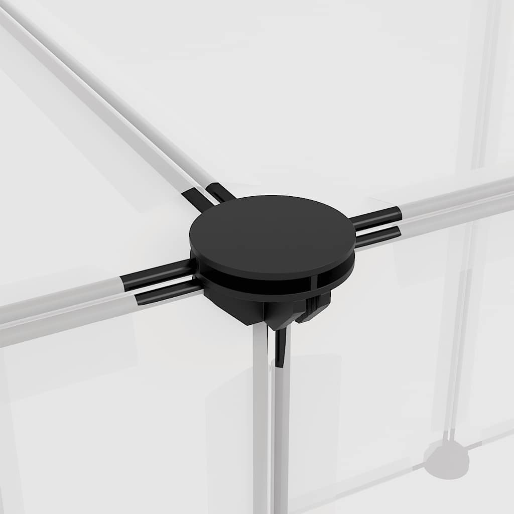 vidaXL Κλουβί Μικρών Ζώων Διαφανές 143x107x93 εκ Πολυπροπυλένιο&Ατσάλι