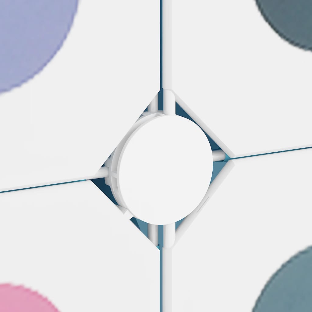 vidaXL Ντουλάπι Αποθήκευσης Παιδικό με 15 Κύβους Μπλε από Πολυπ/λένιο