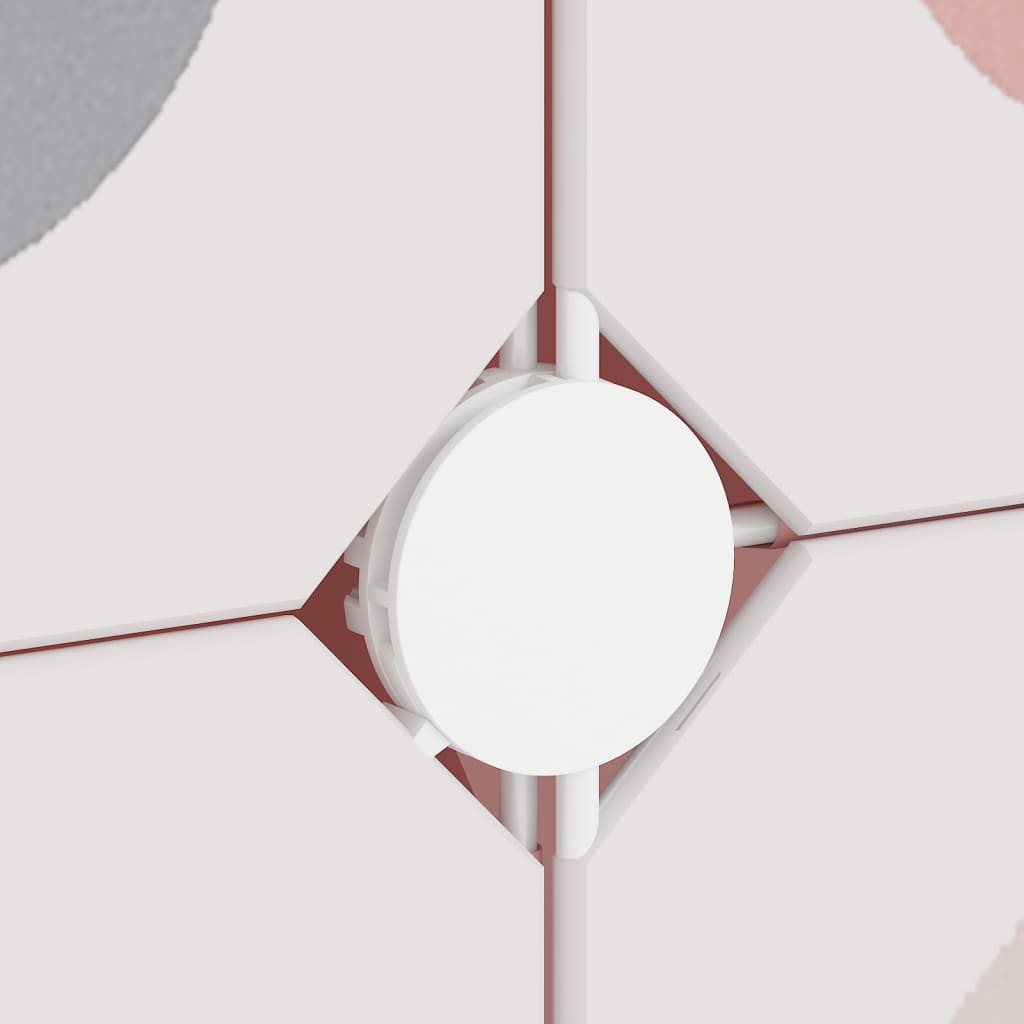 vidaXL Ντουλάπι Αποθήκευσης Παιδικό με 6 Κύβους Ροζ Πολυπροπυλένιο