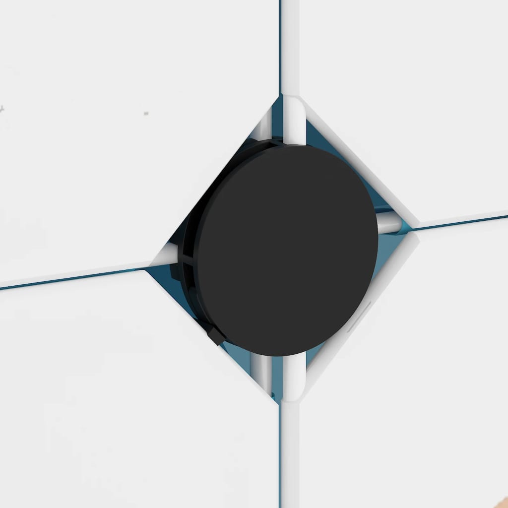 vidaXL Ντουλάπι Αποθήκευσης Παιδικό με 12 Κύβους Μπλε από Πολυπ/λένιο