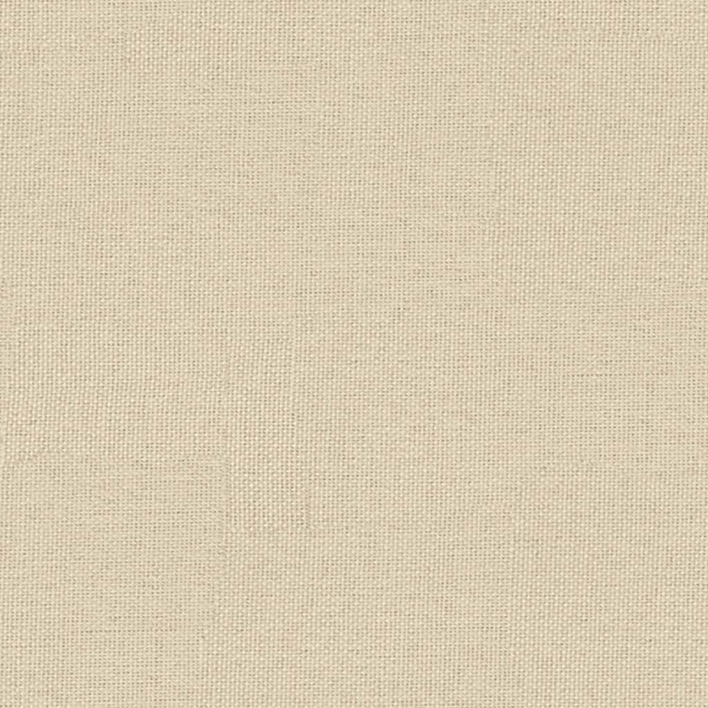 vidaXL Πολυθρόνα Μασάζ Κρεμ Υφασμάτινη